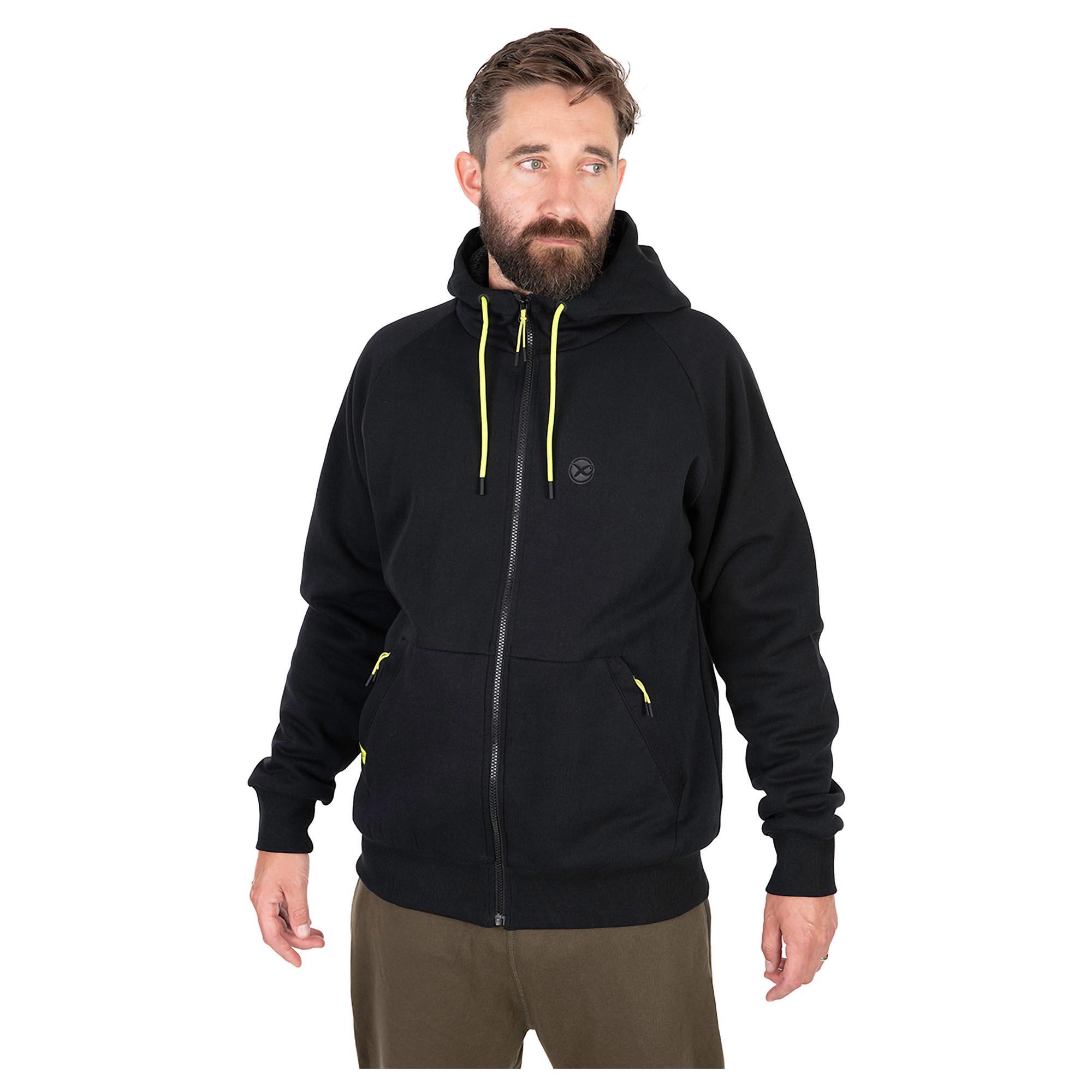 Bluza Męska Wędkarska Rozpinana Z Kapturem Matrix Sherpa Winter Hoody