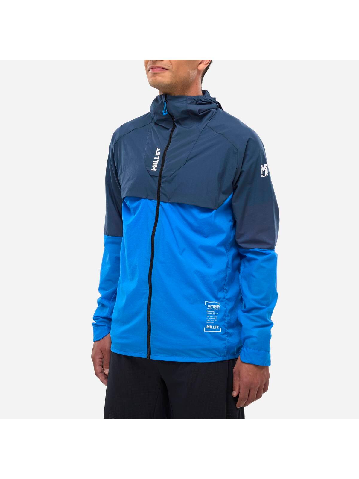 Kurtka do biegania wiatrówka męska Millet Intense Windbreaker Jkt active Fit