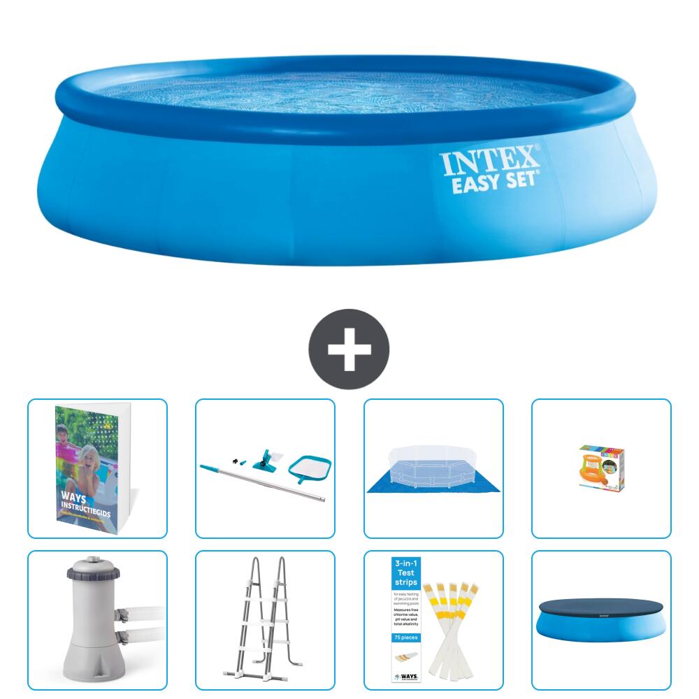 INTEX Basen Easy Set Okrągły - 457x107 cm - 9-częściowy S647