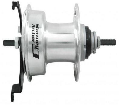 Sturmey Archer XL-RD3 piasta 3b, bęben 90 mm, 36 otw, srebrny