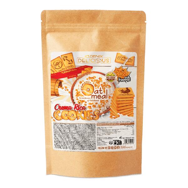 Mąka owsiana - 1 kg bogatych kremowych ciasteczek IO.Genix