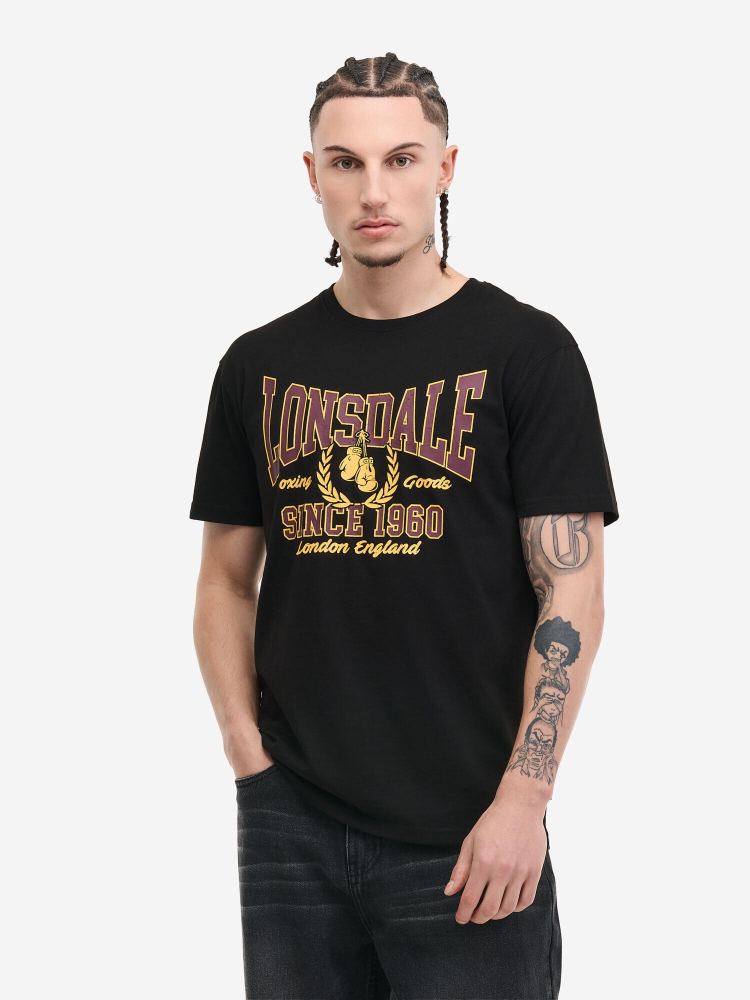 Bawełniana koszulka Lonsdale Aycliffe