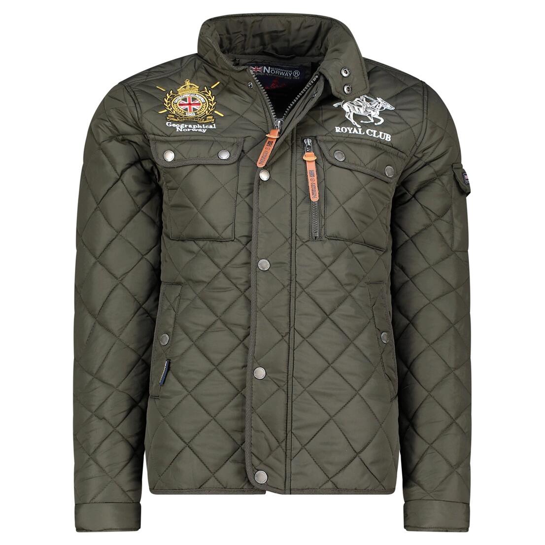 Kurtka męska Geographical Norway BELIFICIO MEN 001 - kaki.