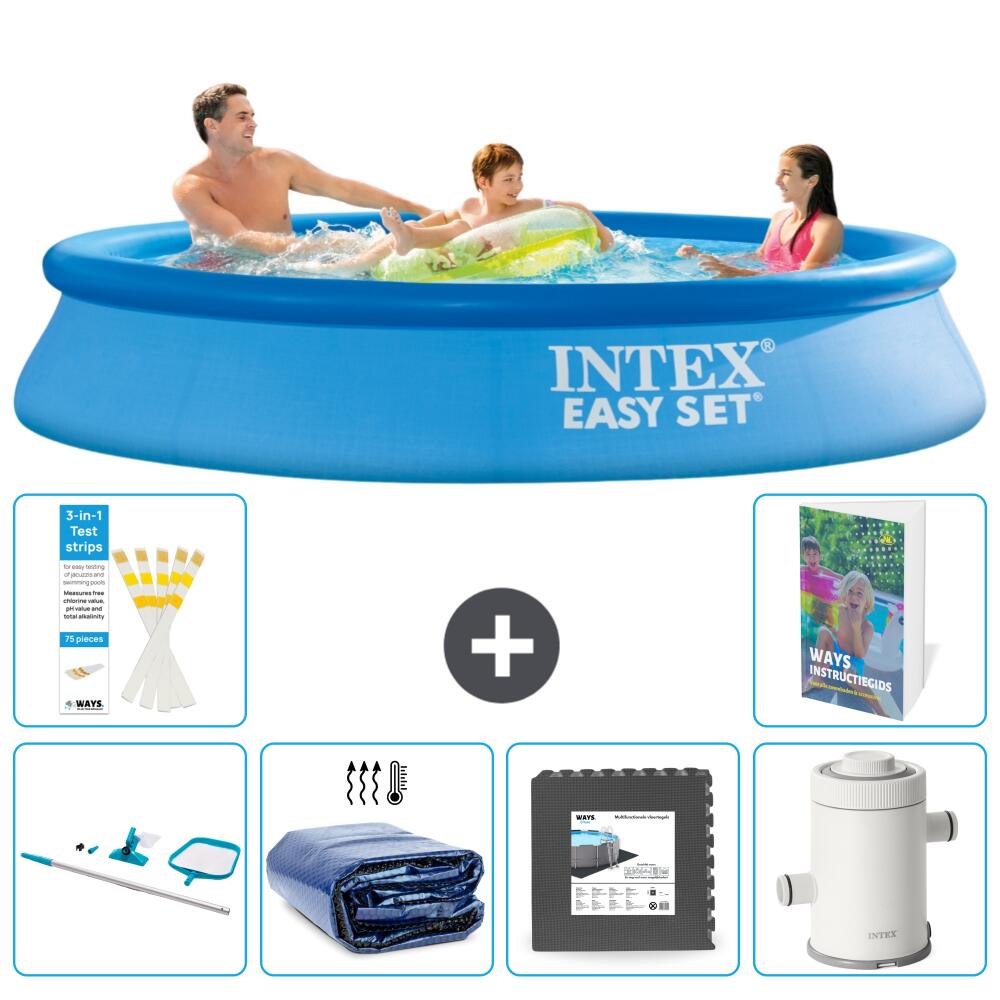 INTEX Basen Easy Set Okrągły - 305x61 cm - 7-częściowy S43