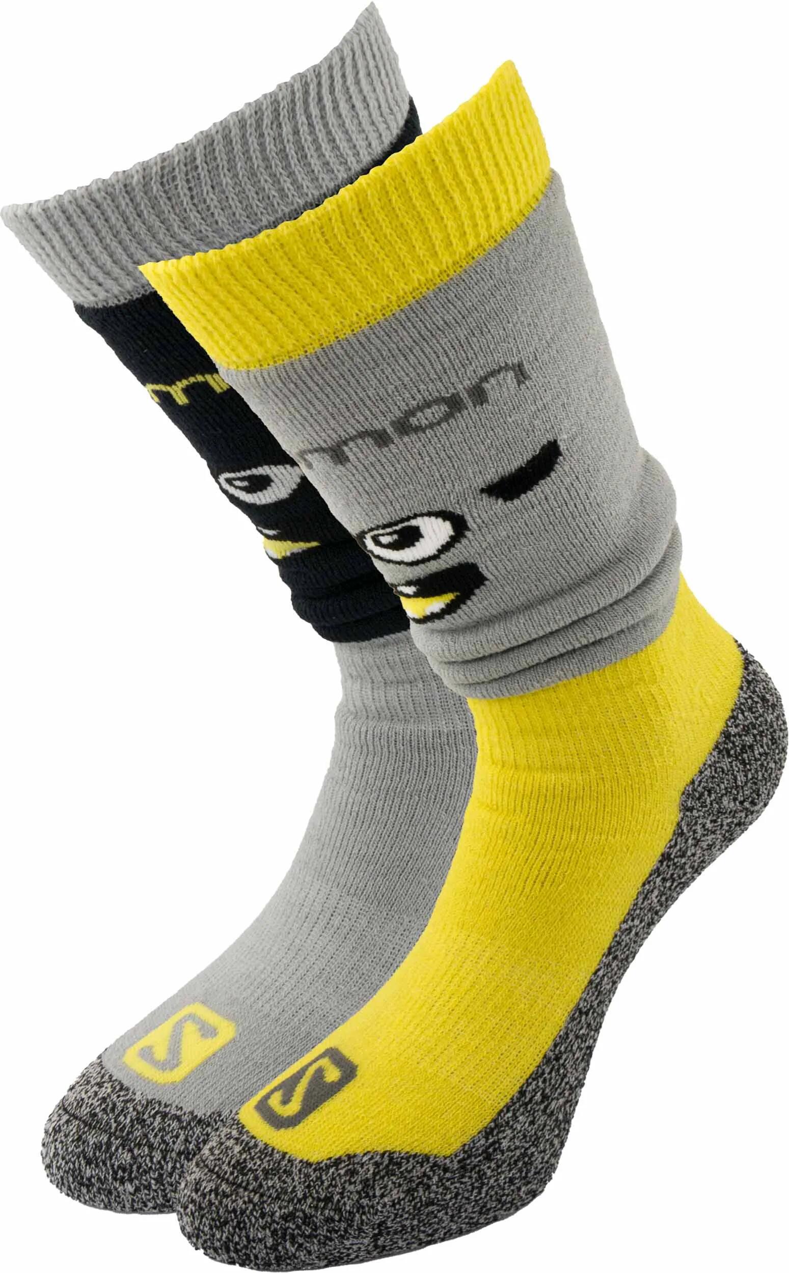 Salomon Jr Diablo M 2-pak Szaro-żółty 35-38