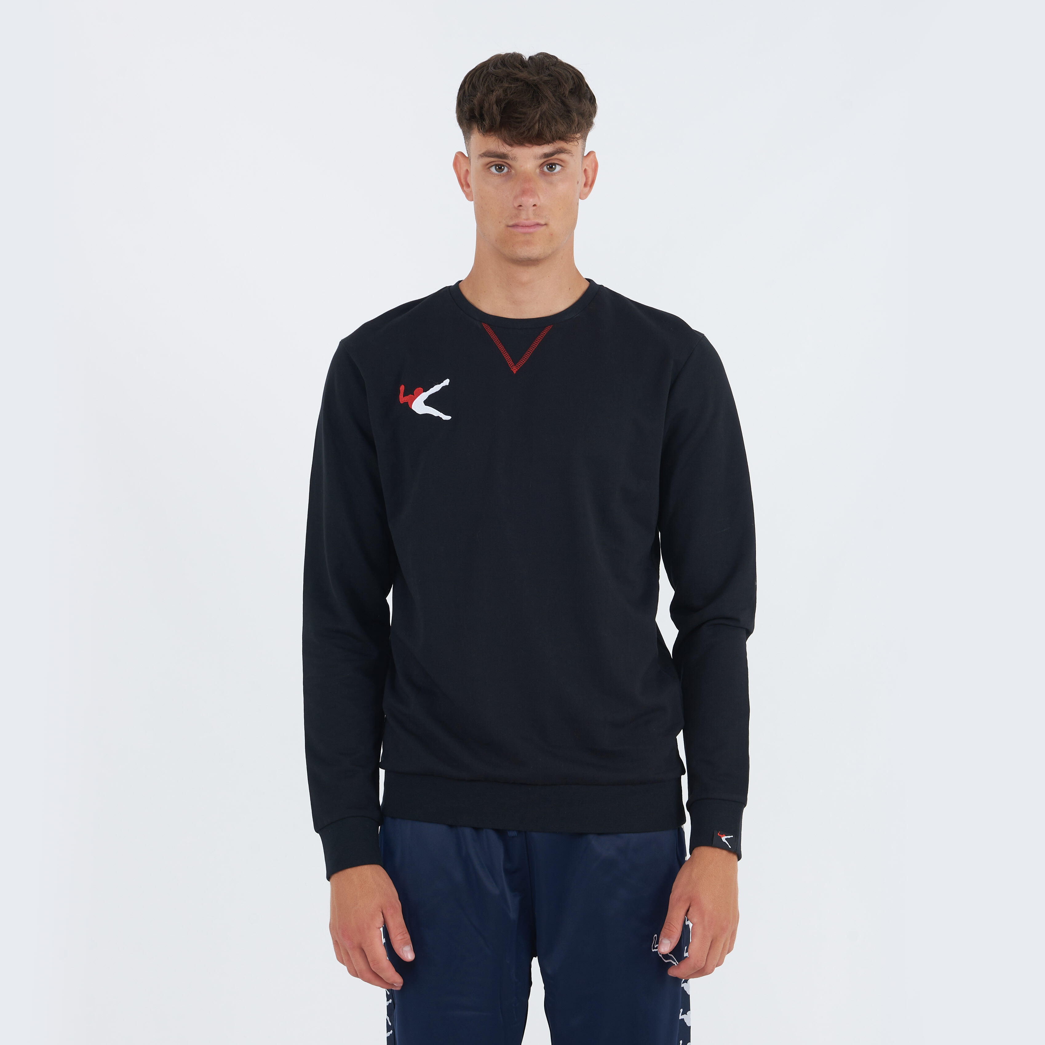 Bluza Bawełniana Okrągły Dekolt Napix