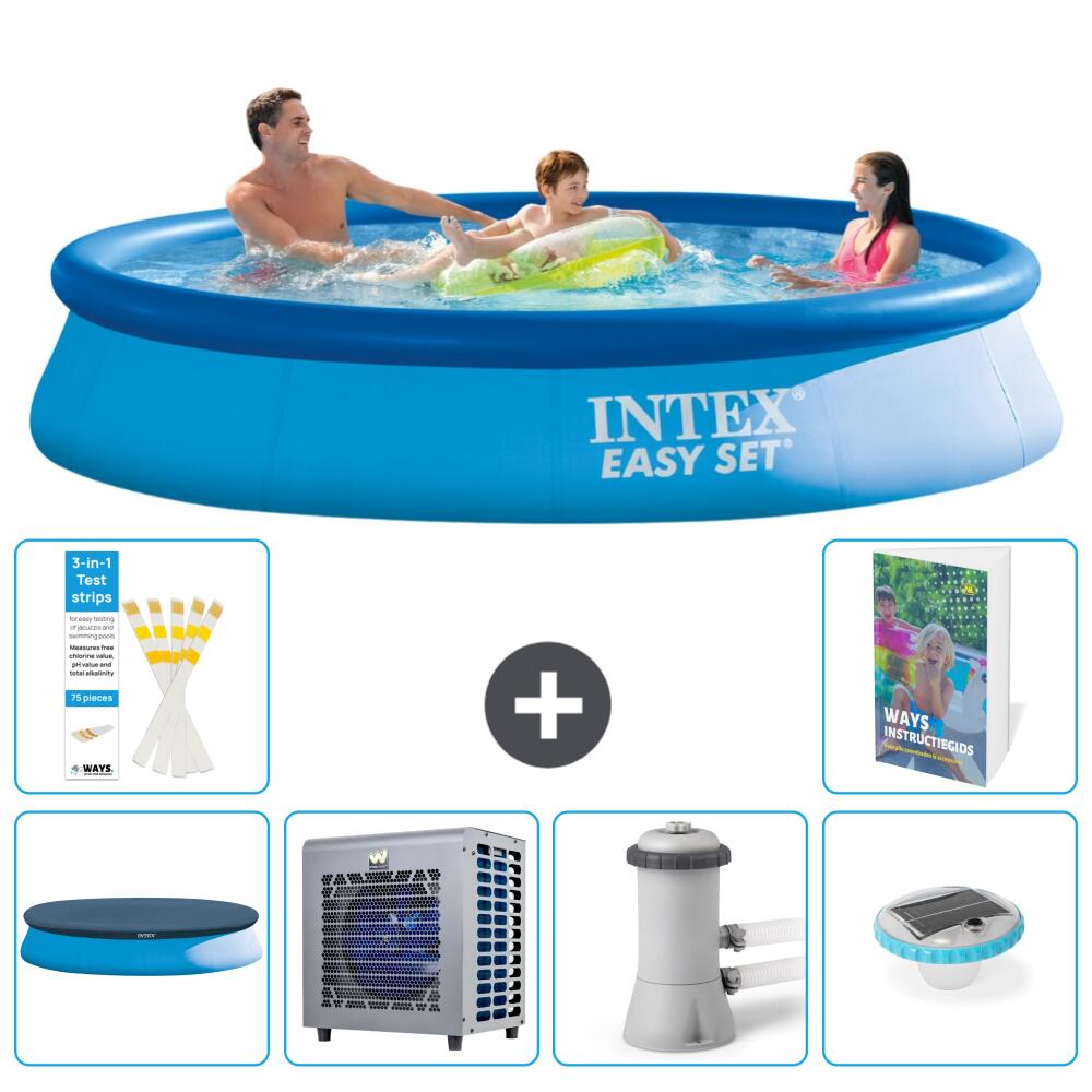 INTEX Basen Easy Set Okrągły - 366x76 cm - 7-częściowy S106