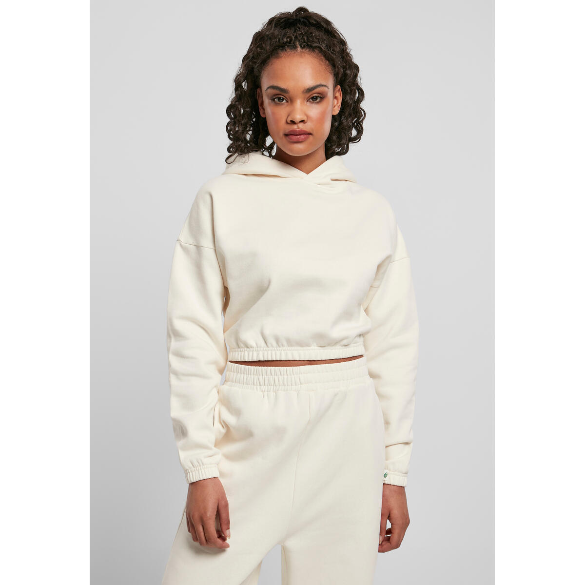 Bluza damska z kapturem Urban Classics krótka oversized-Duże rozmiary