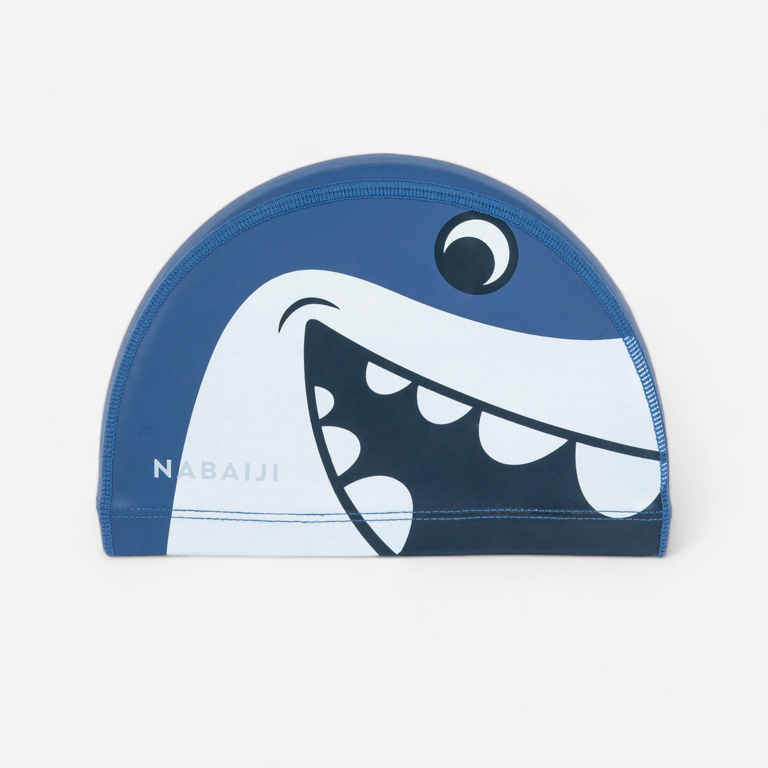 Czepek pływacki z powlekanej dzianiny Nabaiji S Shark