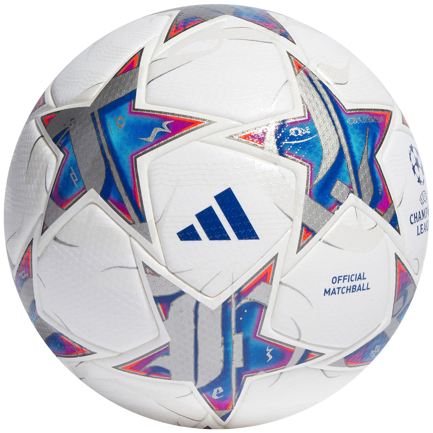 Piłka nożna adidas UCL Pro biało-niebieska IA0953 ROZMIAR 5