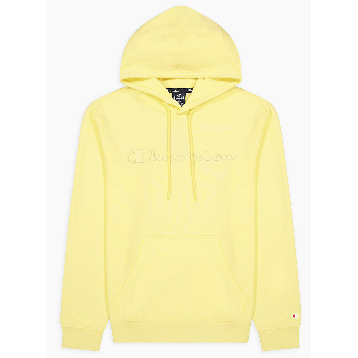 Bluza z kapturem Męska Champion Script Logo Hoodie M Żółty