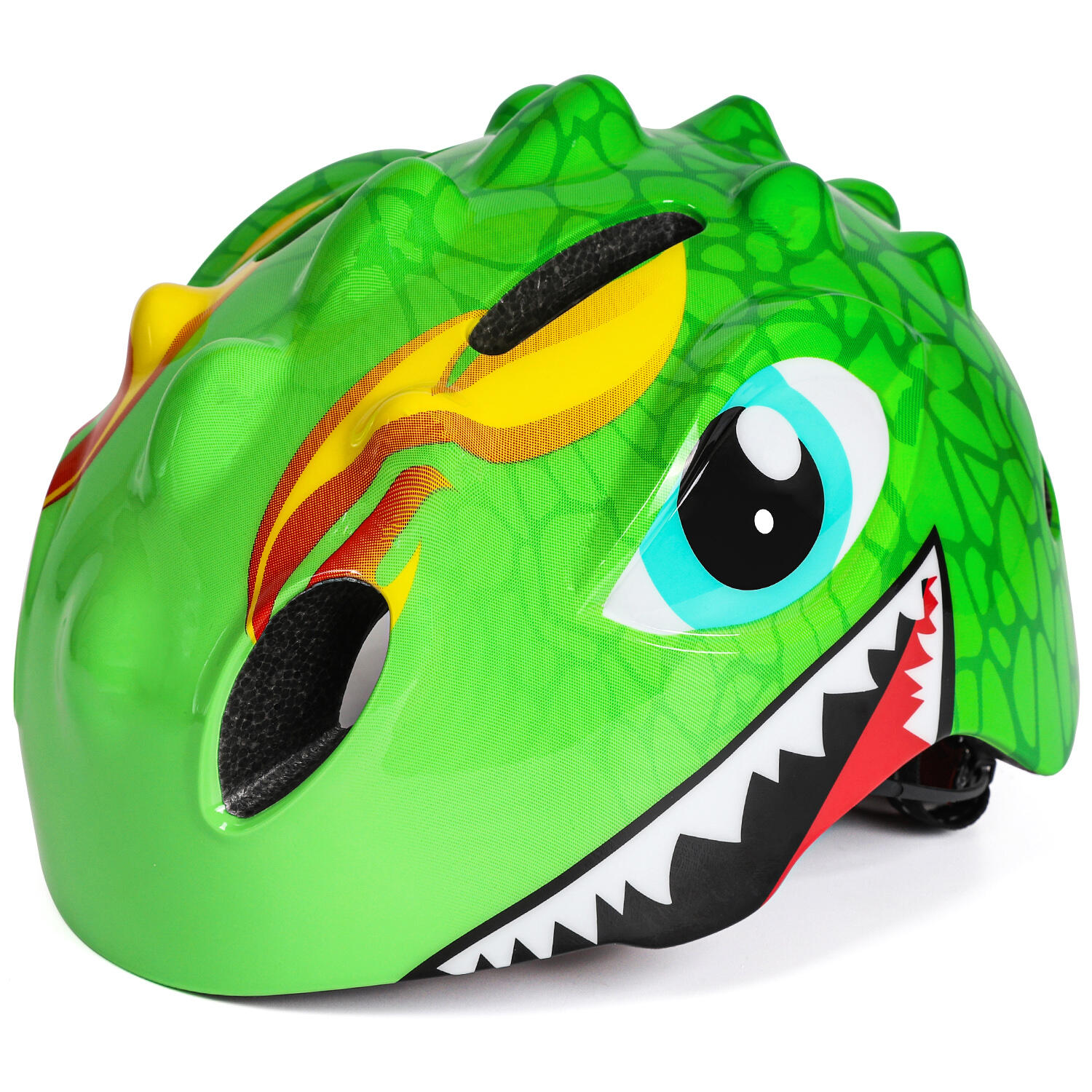 Kask rowerowy dla dzieci Jasnozielony Dino XS 46-51 cm