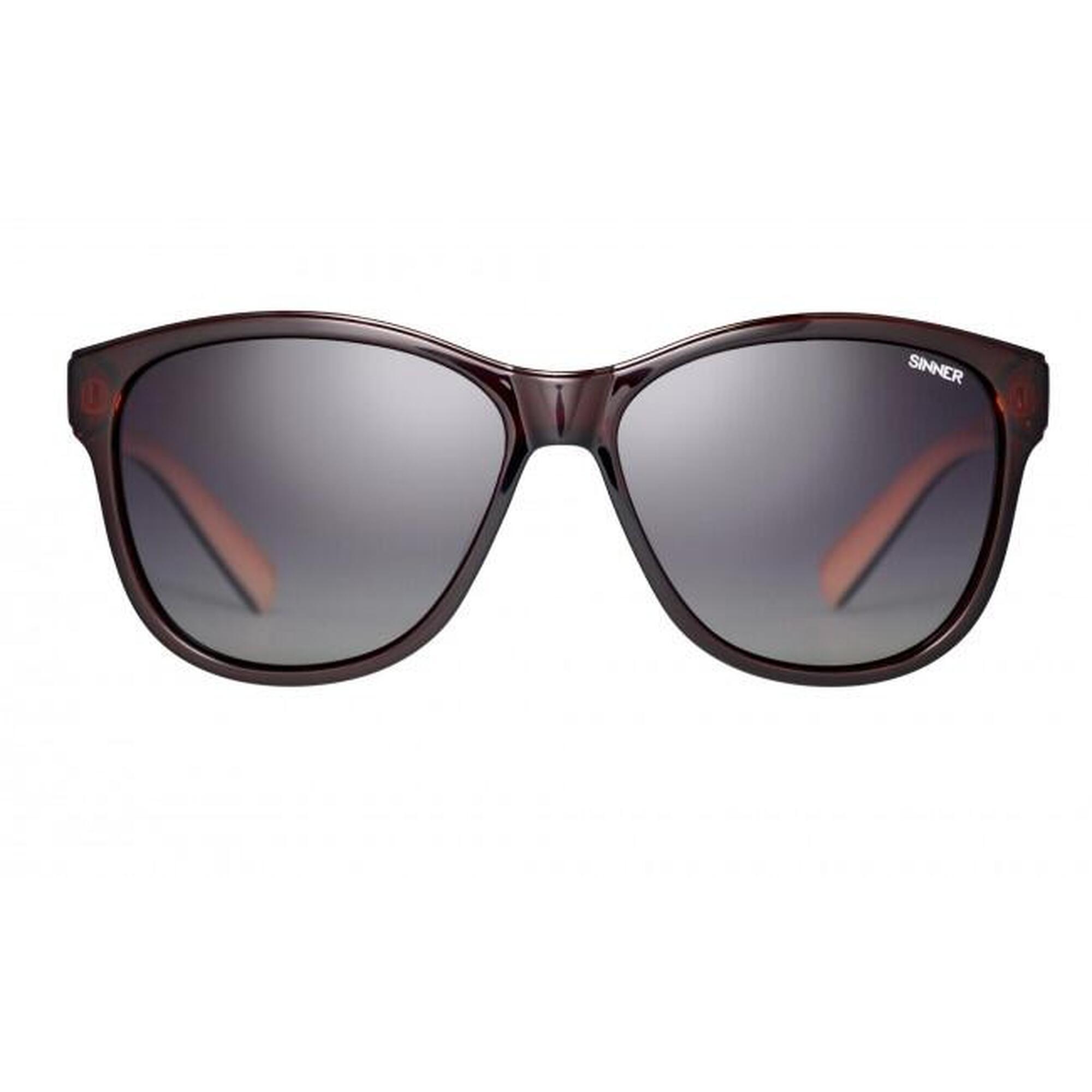 Okulary przeciwsłoneczne Sinner Warner, brązowe, unisex
