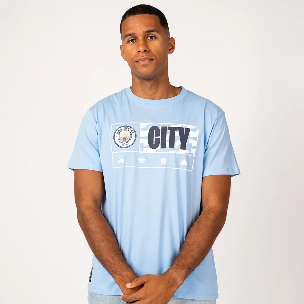 Koszulka męska dla dorosłych Man City jasnoniebieska