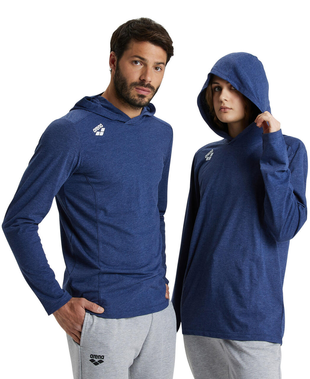 Bluza Arena Team Long Sleeve T-Shirt Panel z kapturem