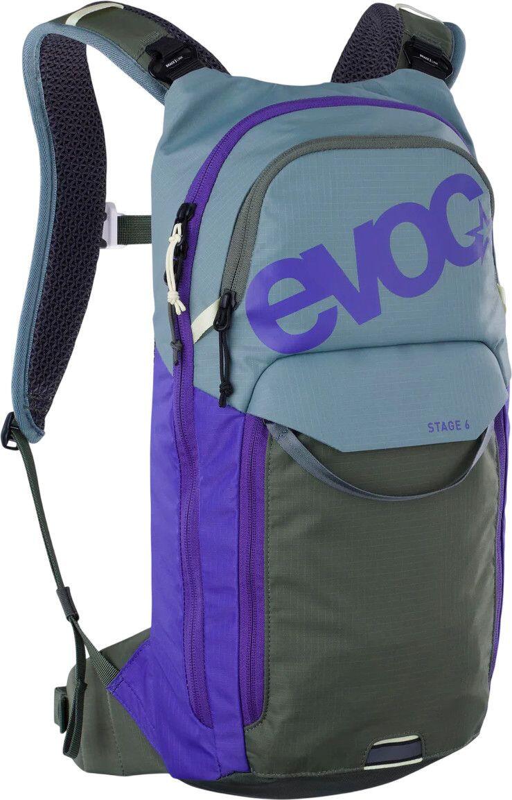 Evoc Stage 6 Plecak MTB 6L - Dark Olive / Steel / Violet