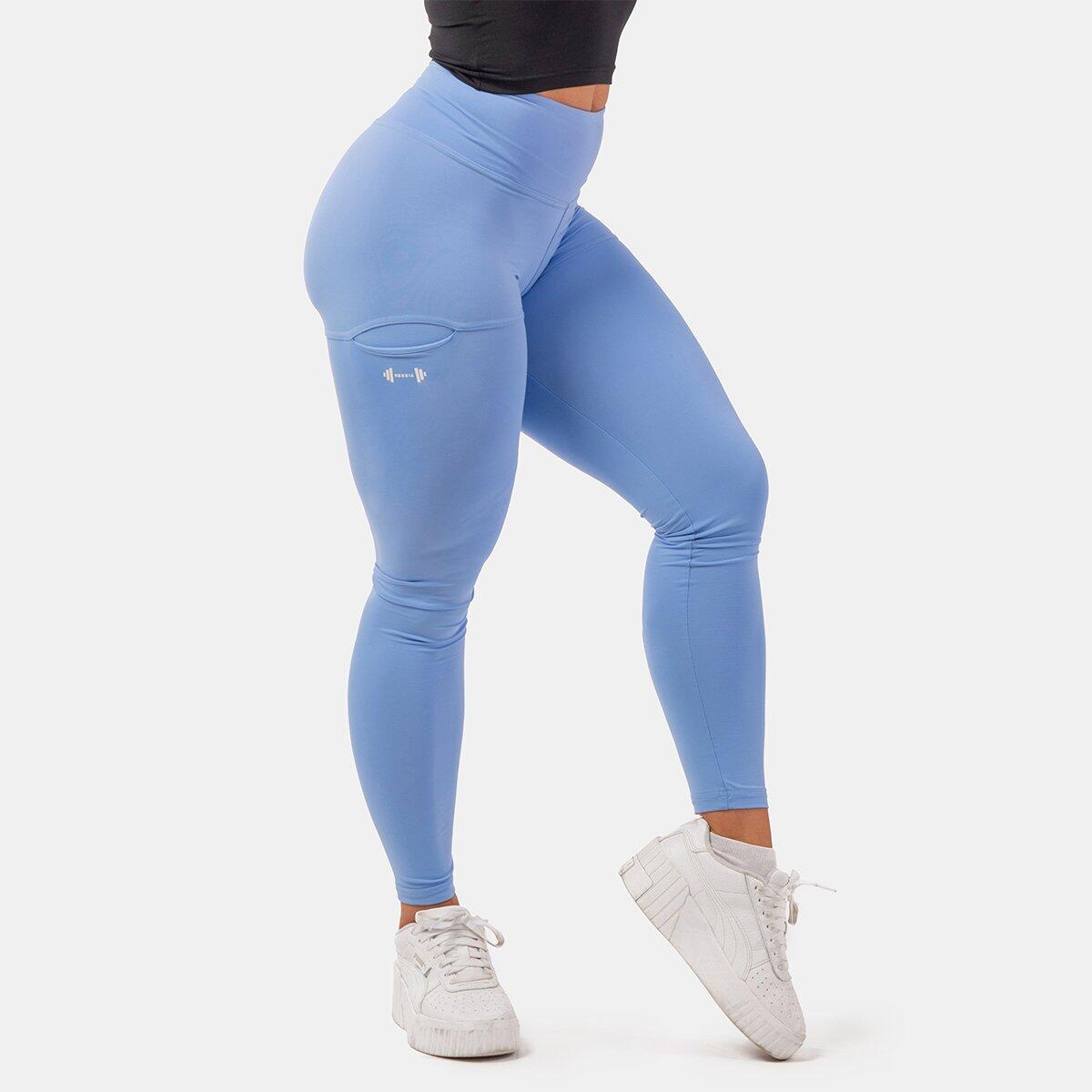 Legginsy fitness damskie NEBBIA Active High-Waist Smart Pocket