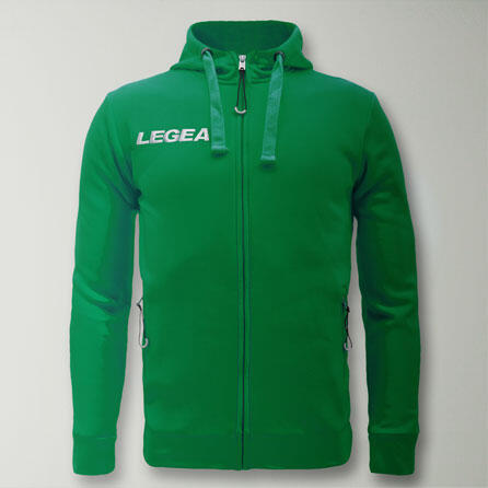 Bluza Junior Sarajevo Full Zip do biegania zielona