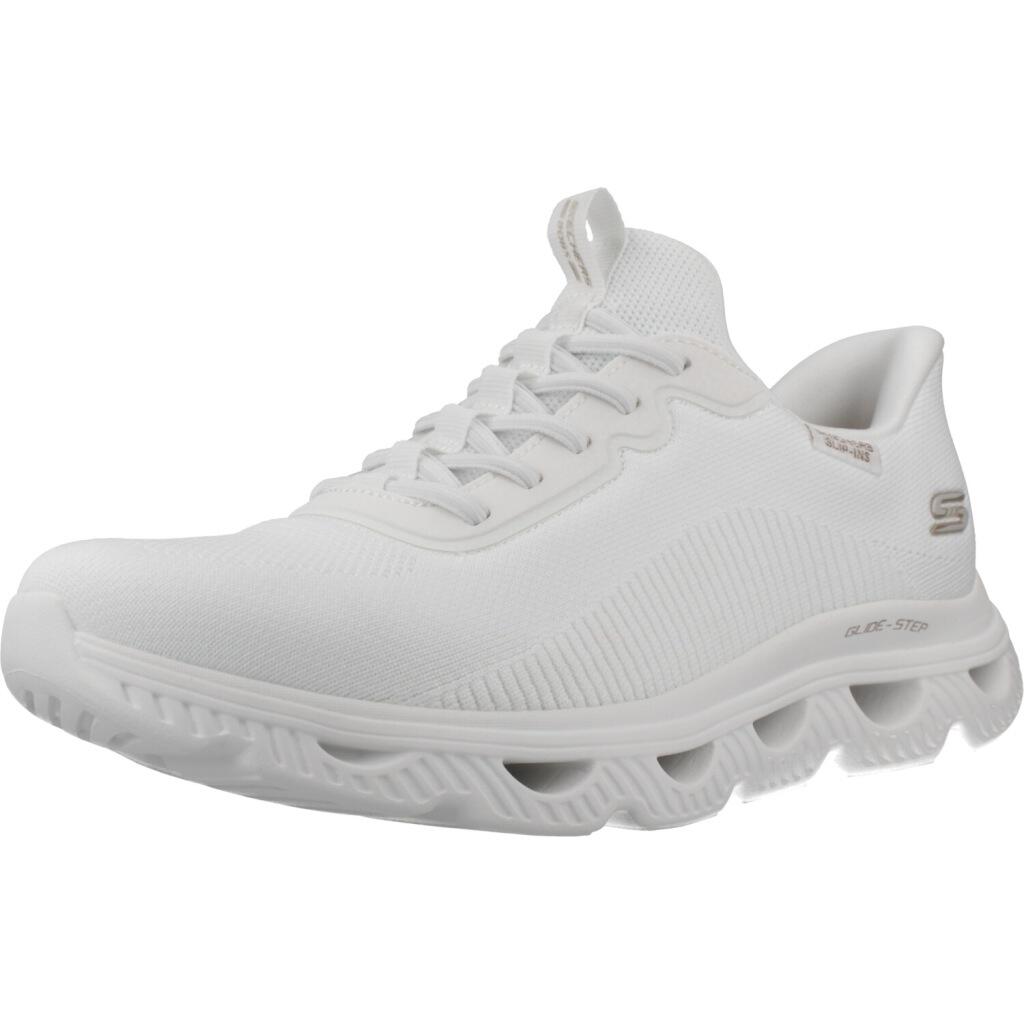 Buty SKECHERS SLIP-INS BOBS ARC WAVES Biały