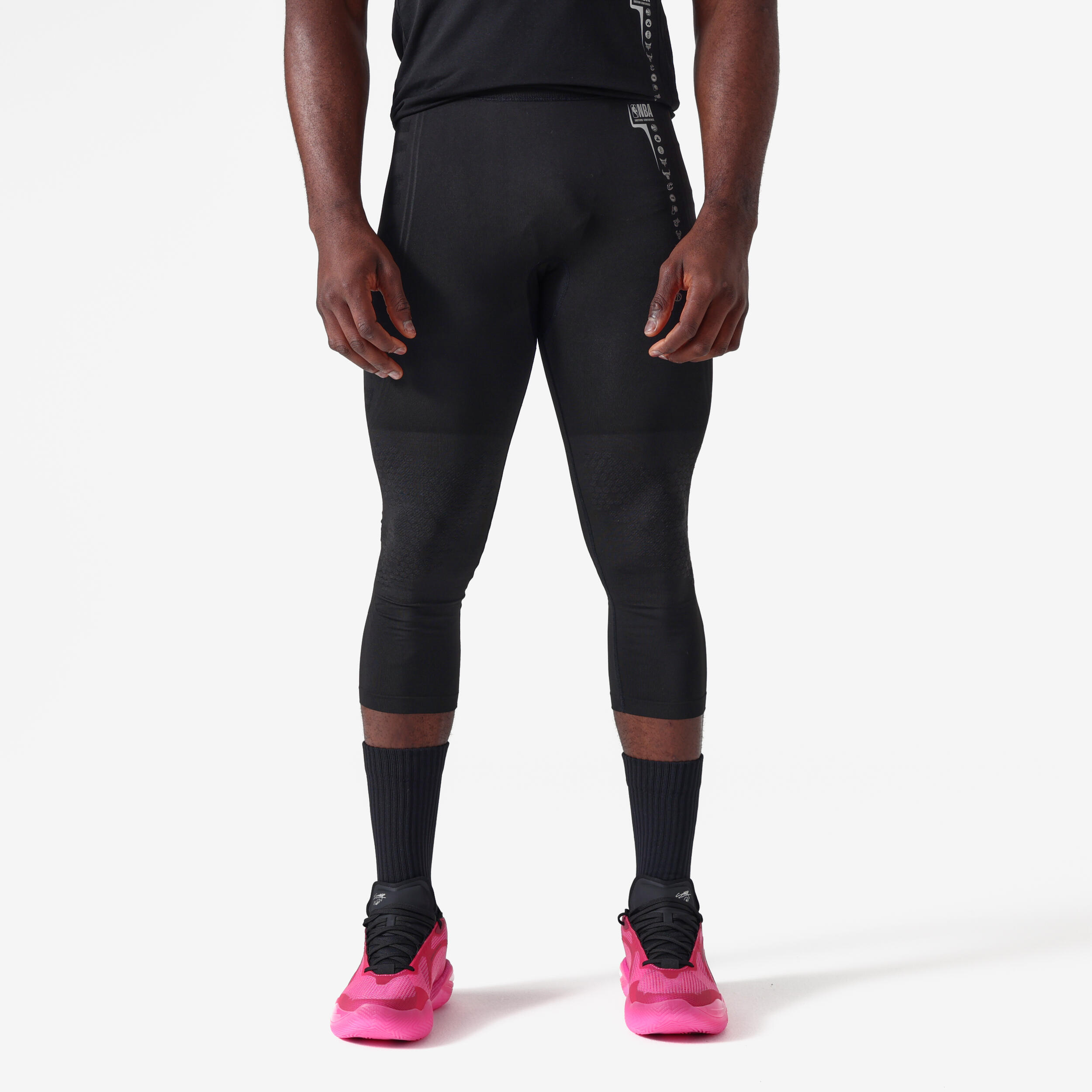 Legginsy koszykarskie 3/4 NBA męskie Tight 900