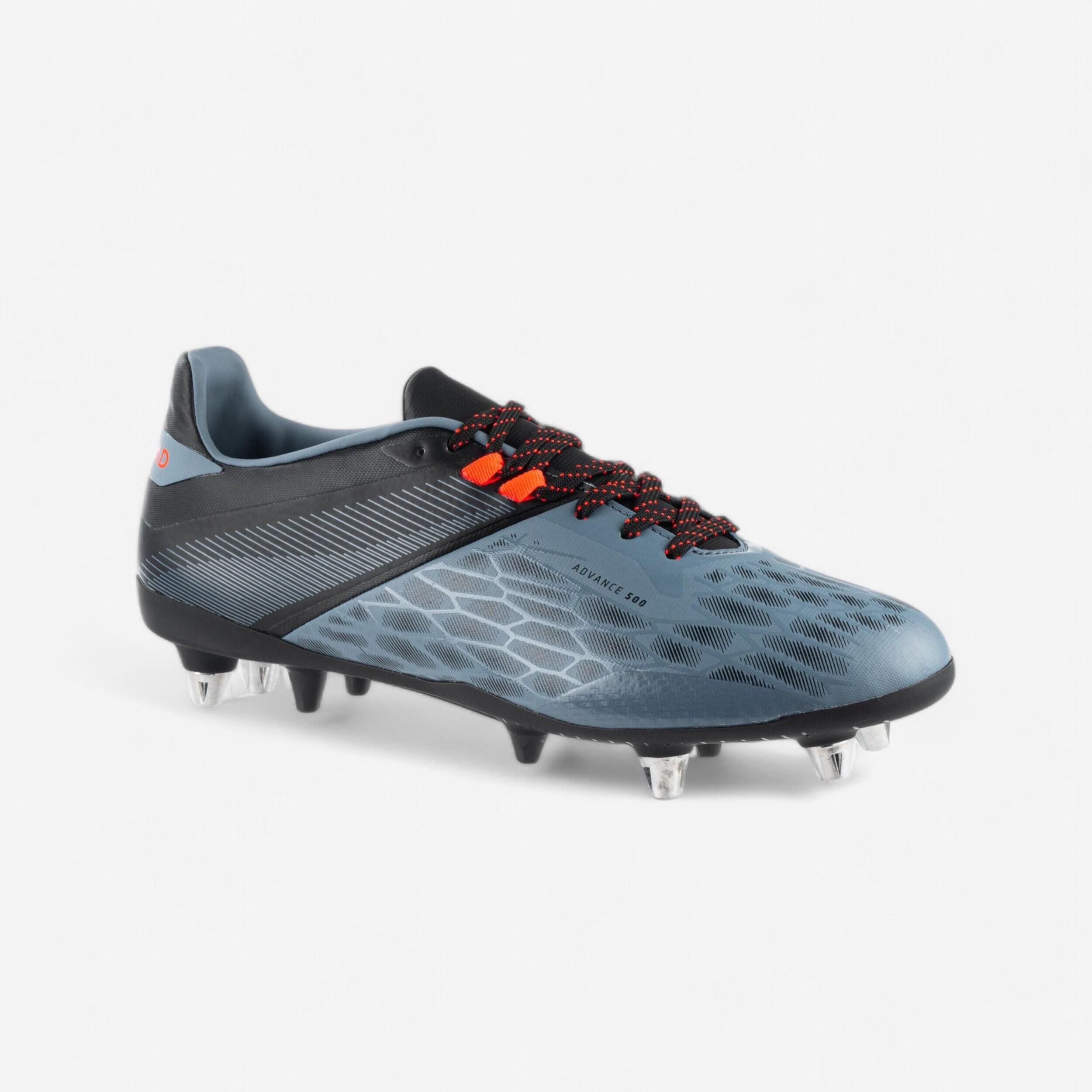 Buty do rugby hybrydowe męskie Offload Advance R500 SG na grząską nawierzchnię