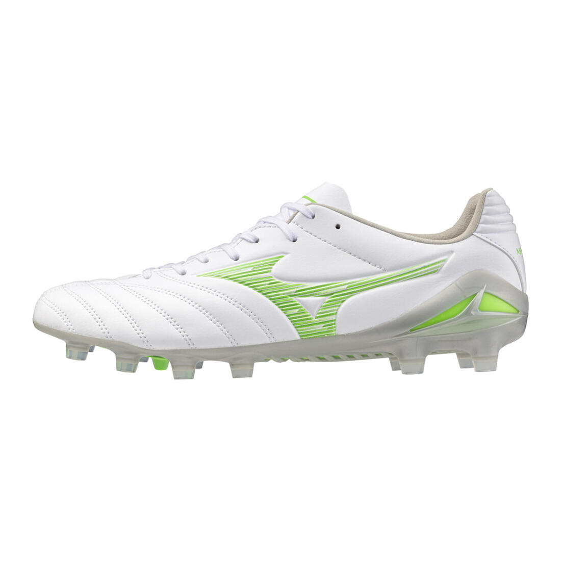 Buty piłkarskie męskie Mizuno Monarcida Neo III Pro Md white/neon green
