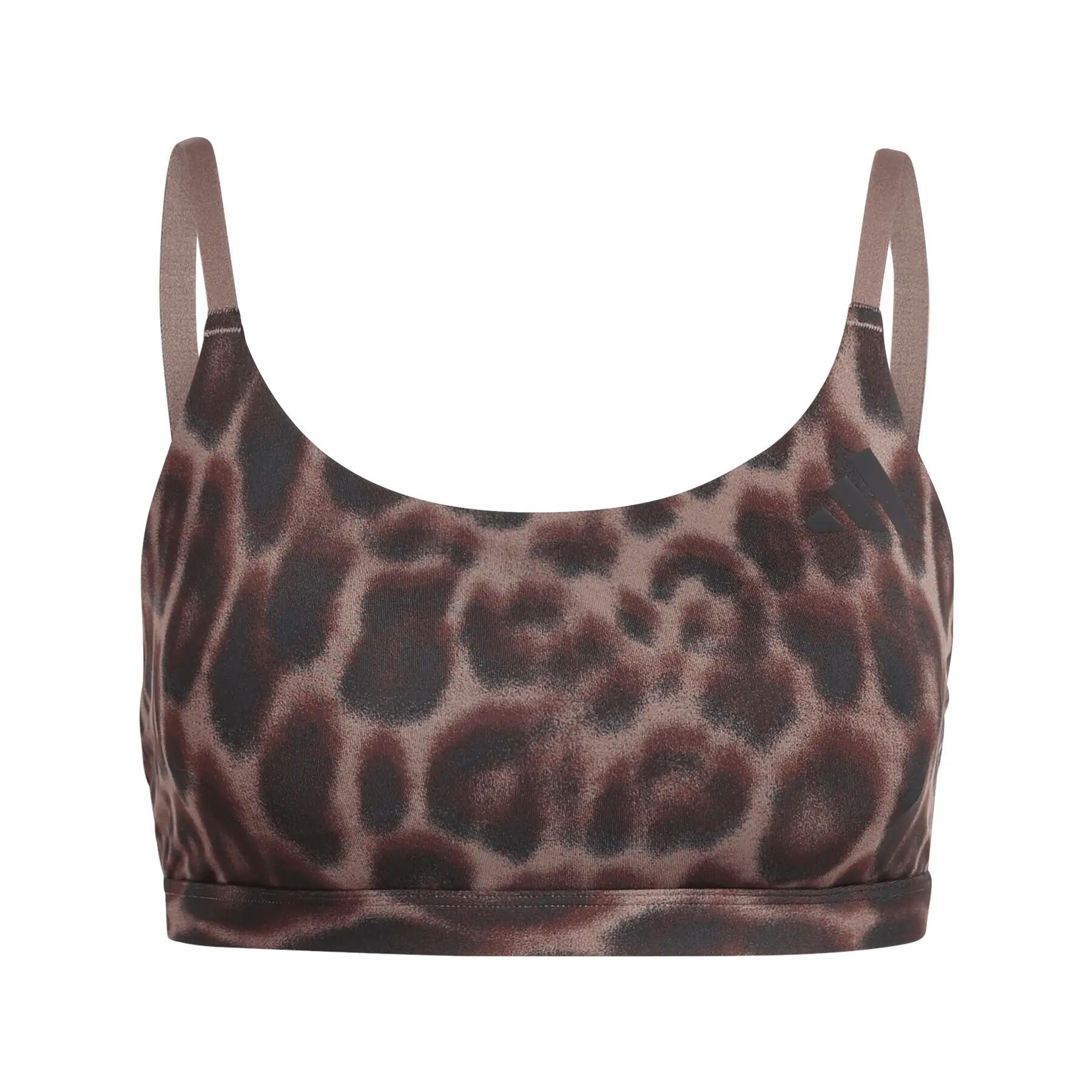Biustonosz dla kobiet adidas Optime Essentials Leopard