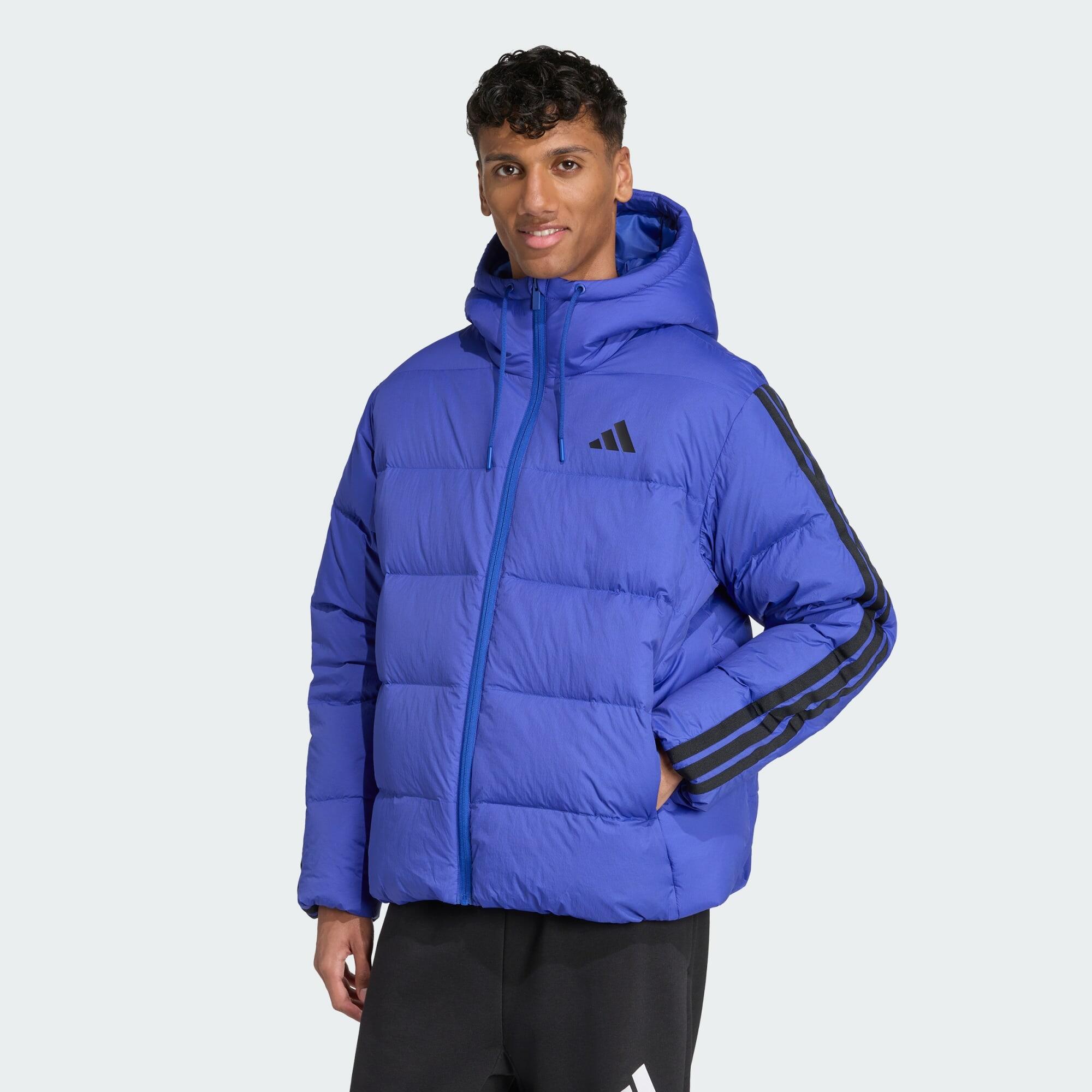 Puchowa kurtka z kapturem Essentials Climawarm z 3 paskami