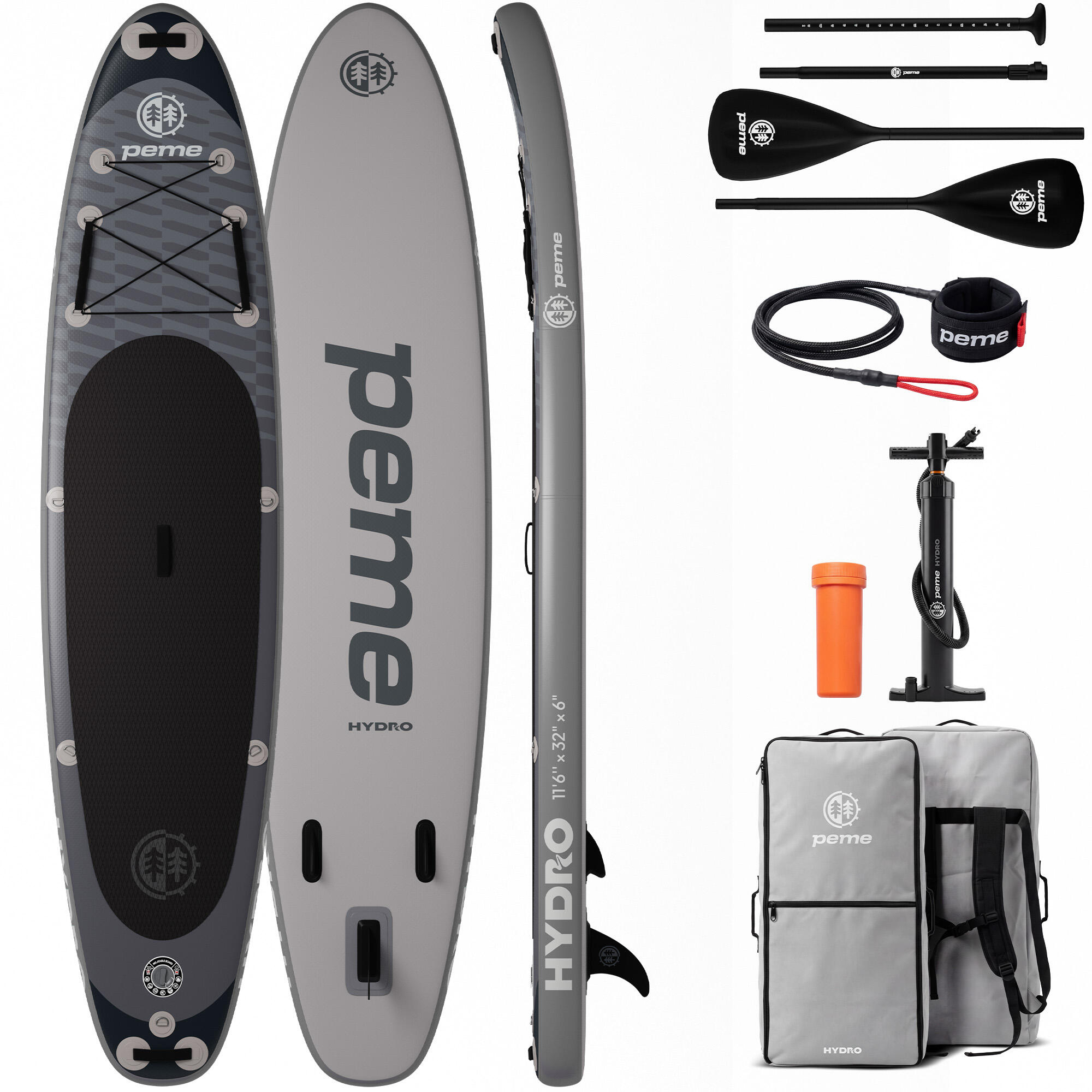 SUP Deska zestaw do pływania stand up paddle HYDRO 350cm allround Pompowana