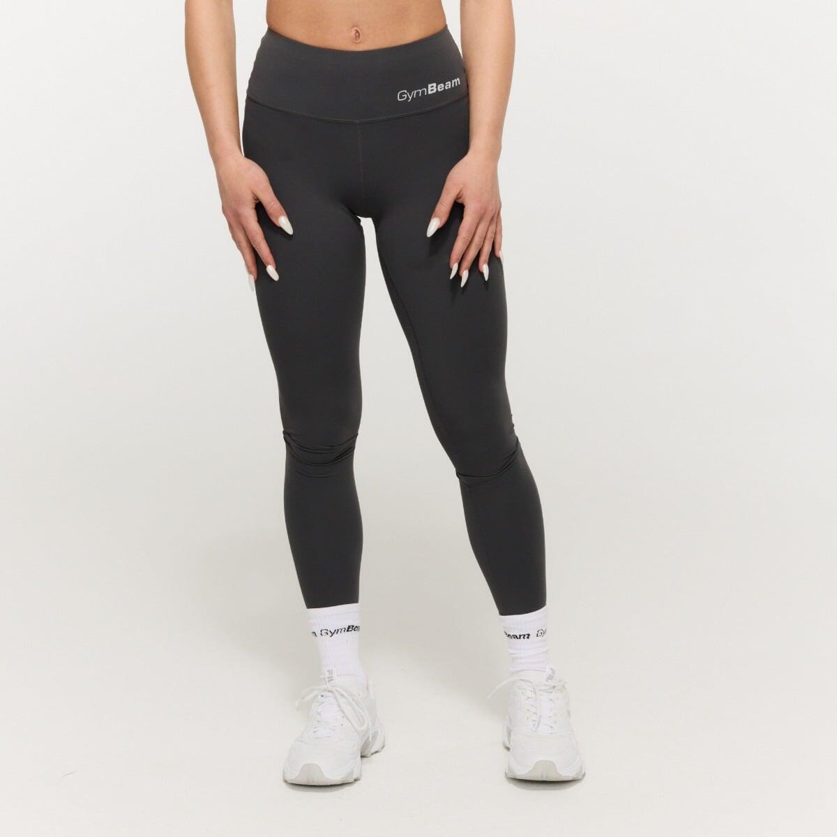 Legginsy damskie fitness z wysokim stanem Charcoal BEAT