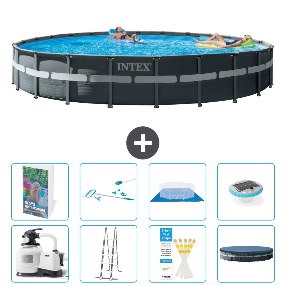 INTEX Basen Ultra XTR Okrągły - 732x132 cm - 9-częściowy S595