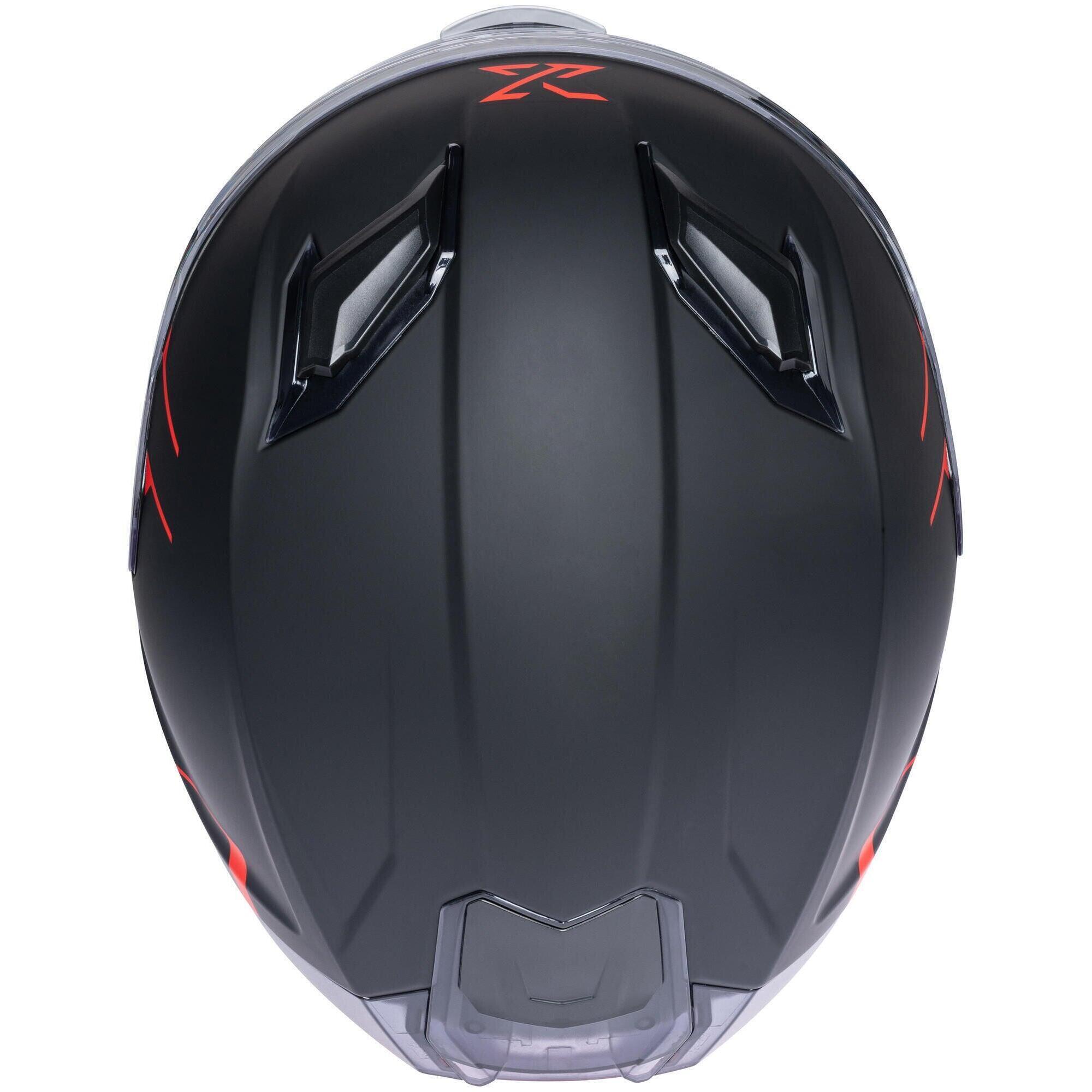 Kask integralny SPEC-X SX-82.03 R2 XXL czarny matowy/czerwony