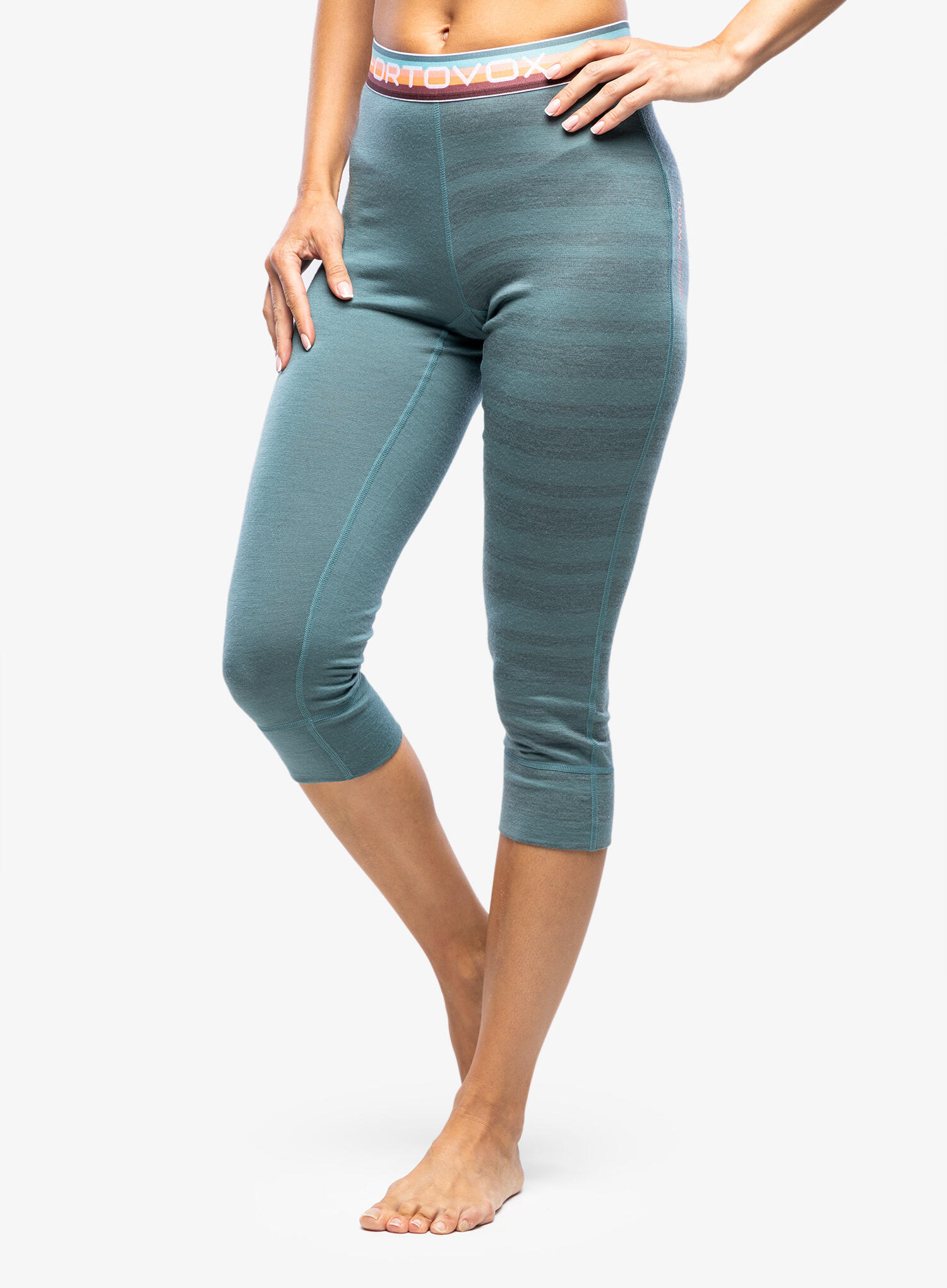 Legginsy termiczne damskie Ortovox 185 Rock N Wool Short Pants