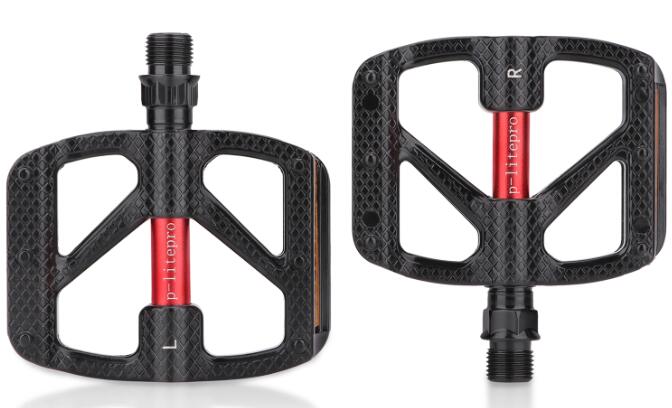 Pedały rowerowe p-litepro aluminium 9/16 Black ultralekkie