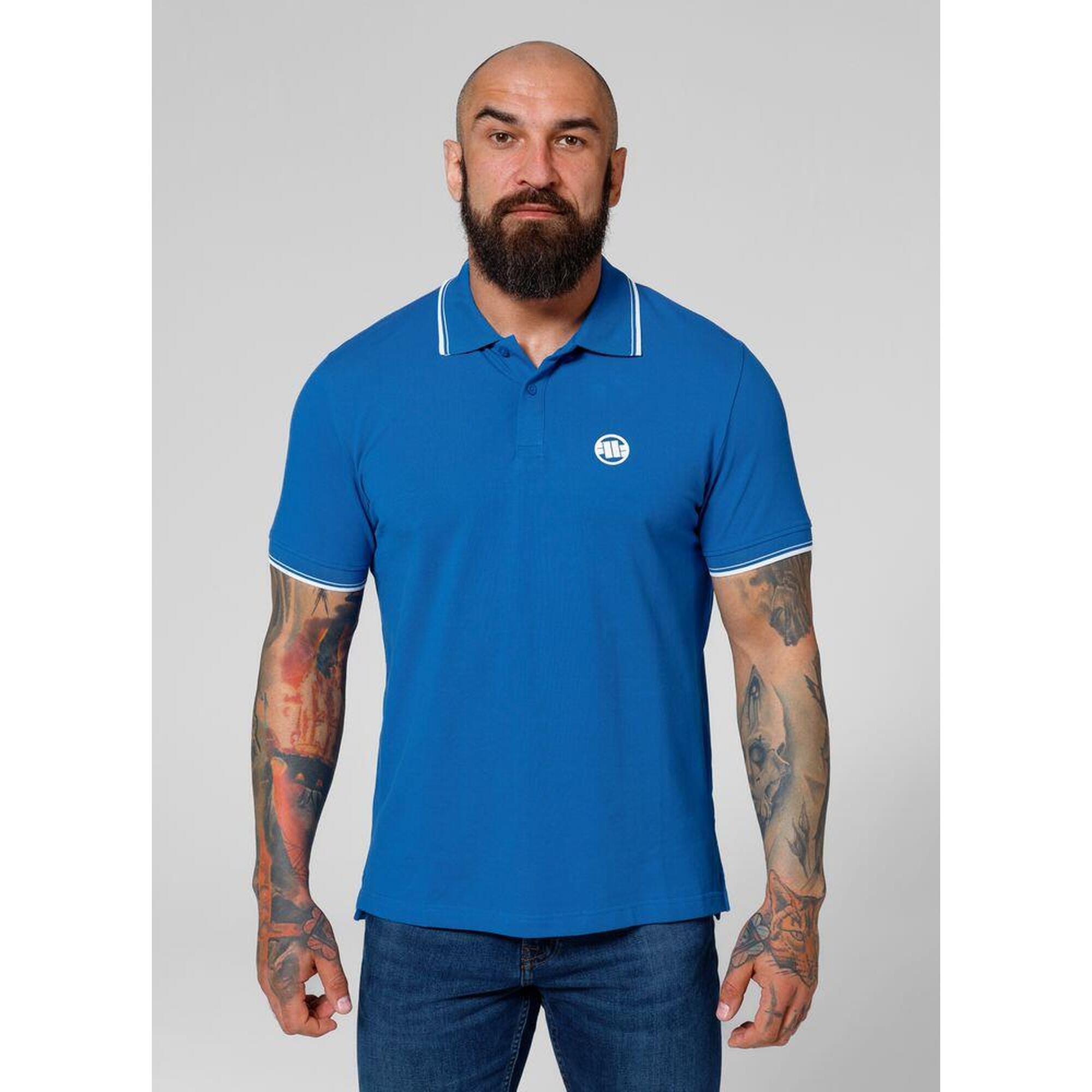 Koszulka męska Pitbull Polo Pique Stripes Regular