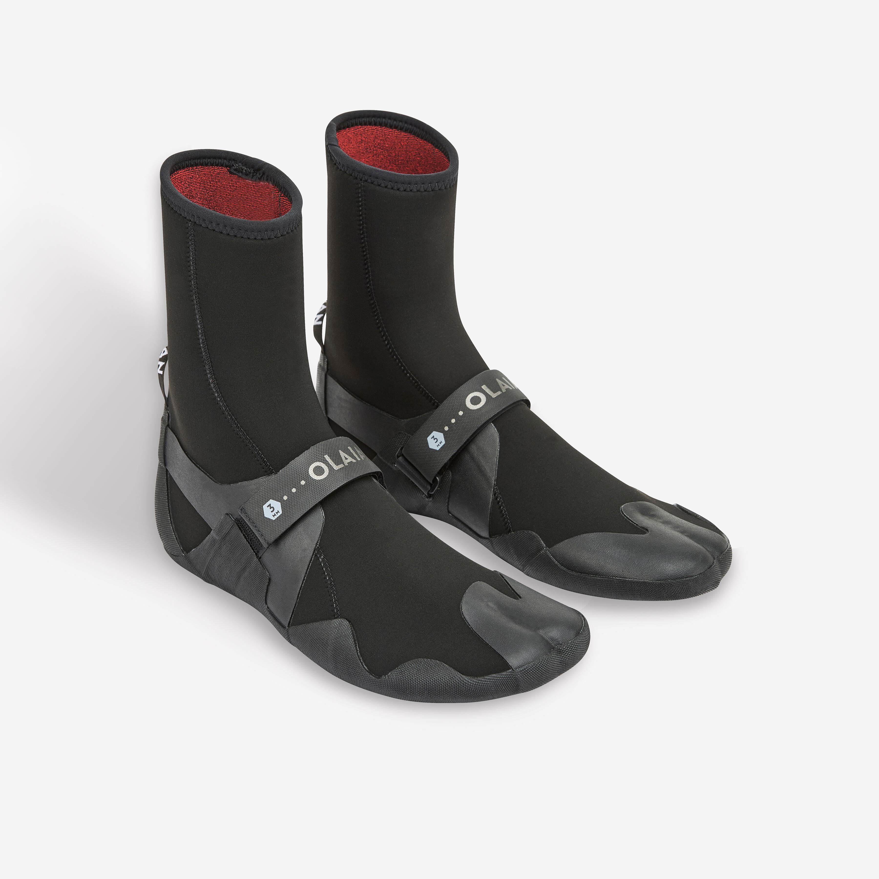 Buty wysokie surfingowe Decathlon 900 Yulex z naturalnego kauczuku 3 mm