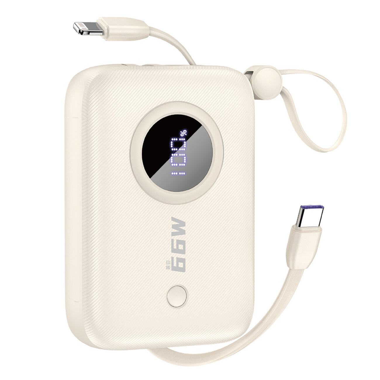 Powerbank Dudao k14 10000mAh z kablami usb-c / lightning