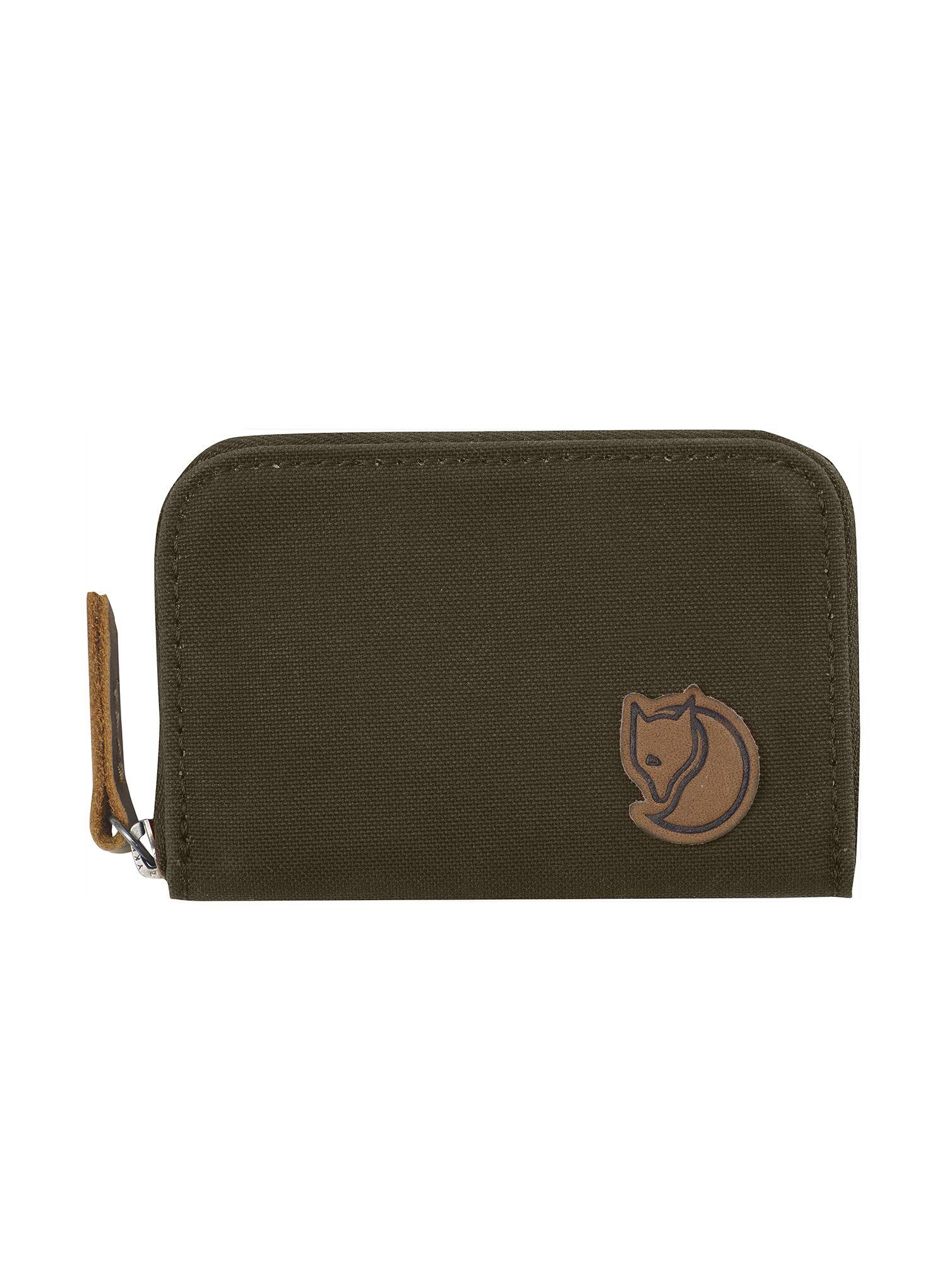 Portfel Fjallraven Zip Card Holder - dark olive