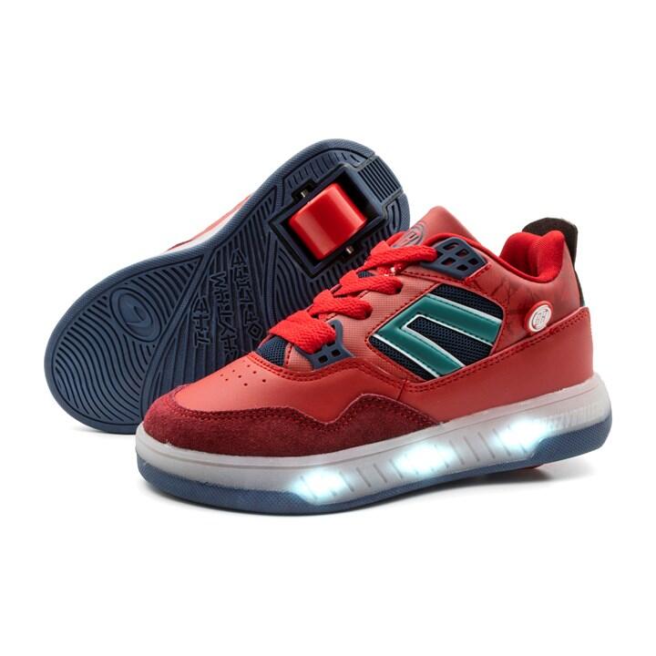 Rolki Butorolki unisex Breezy Red Light Beam Butorolki - Czerwony - 33