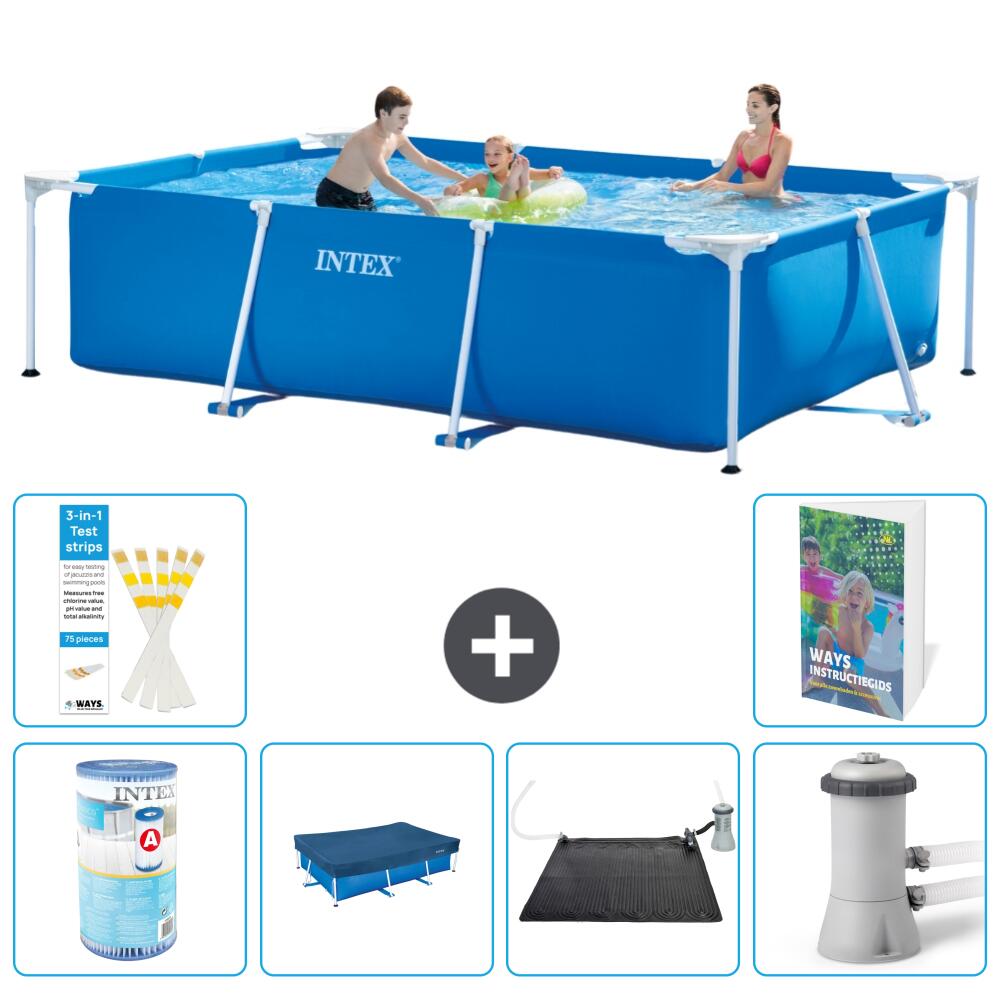 INTEX Basen ze stelażem Prostokątny - 300x200x75 cm - 7-częściowy S97