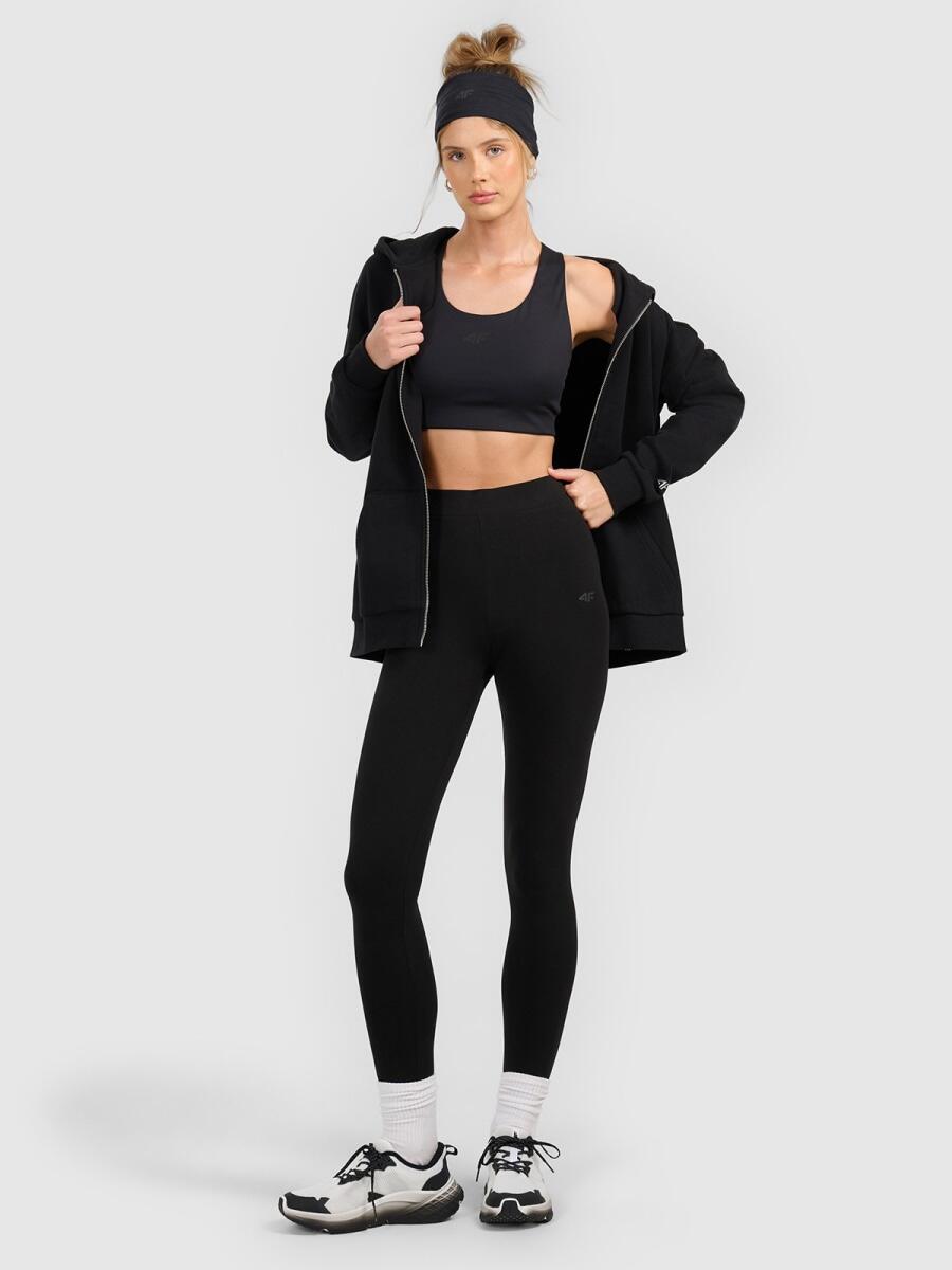 Legginsy fitness damskie z wysokim stanem