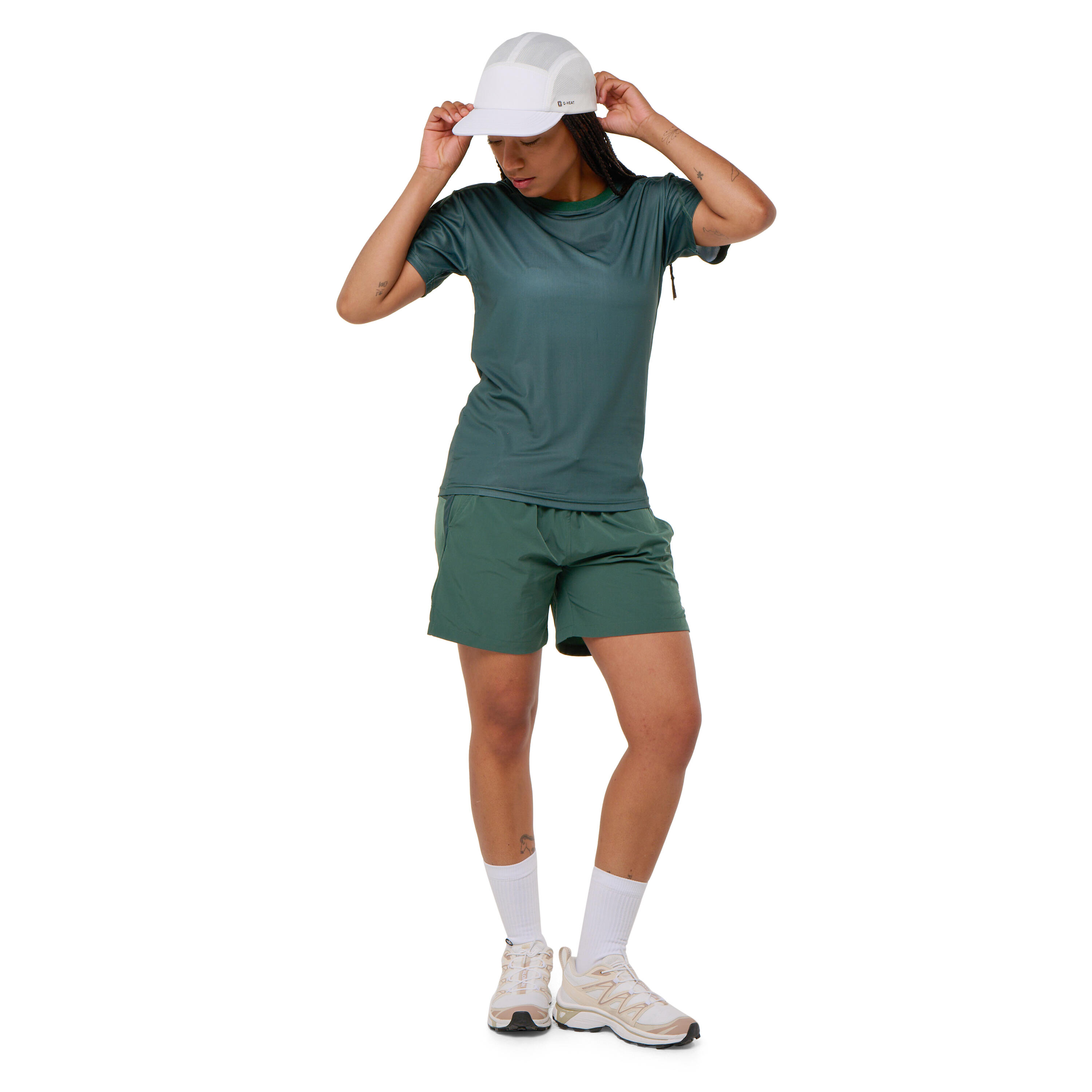 Chłodzące spodenki sportowe damskie anti-UV