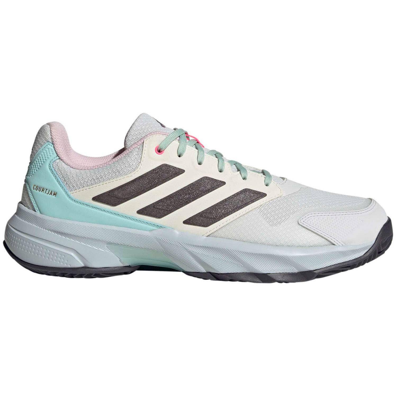 Obuwie tenisowe Mężczyzna Adidas Courtjam Control 3 biały