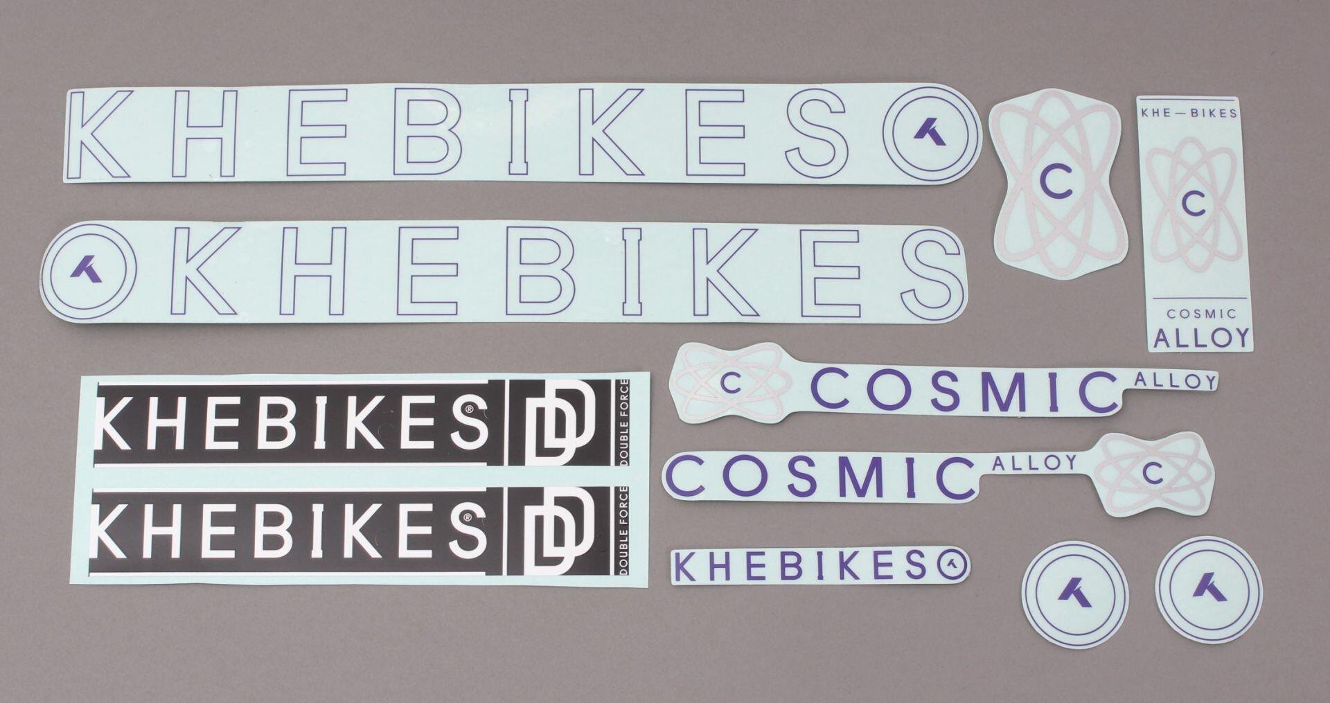 Oryginalny zestaw naklejek KHE COSMIC AL
