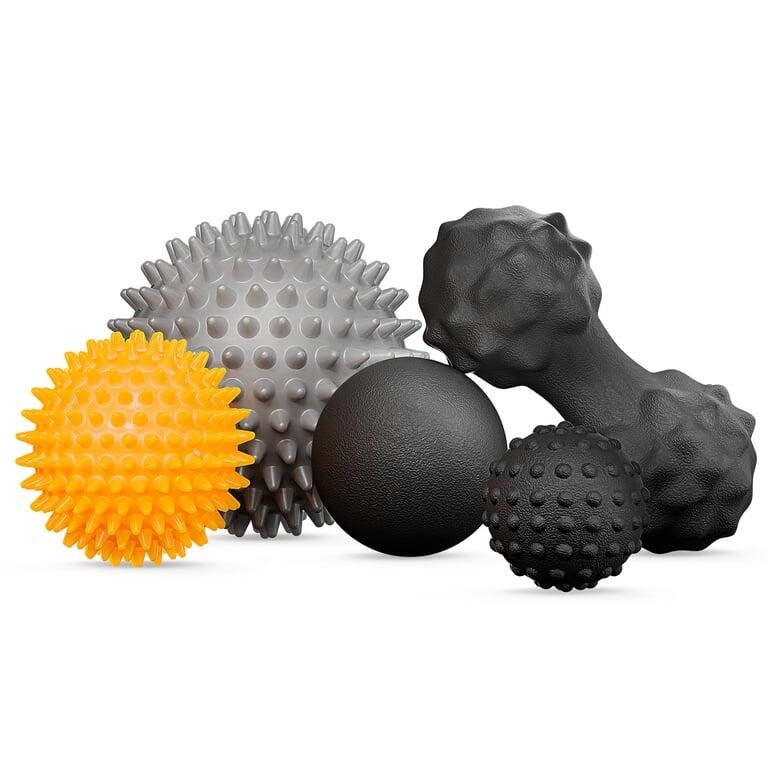 Piłeczki do masażu dla sportowców Trex Sport zestaw 5 szt. 6–9cm w tym podwójna