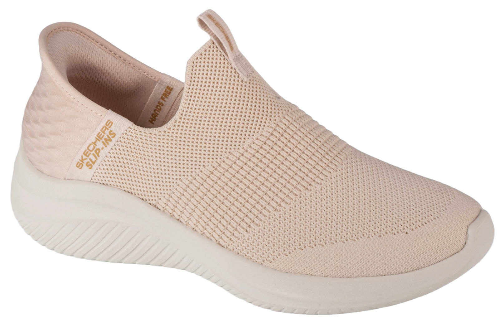 Buty SKECHERS SLIP-INS ULTRA FLEX 3.0 COZY STREAK Beżowy