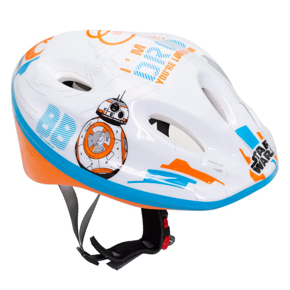 Kask rowerowy dla dzieci Star Wars BB8 biały, 52-56 cm