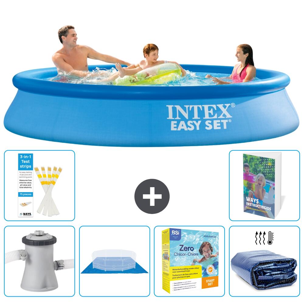 INTEX Basen Easy Set Okrągły - 305x61 cm - 7-częściowy S245