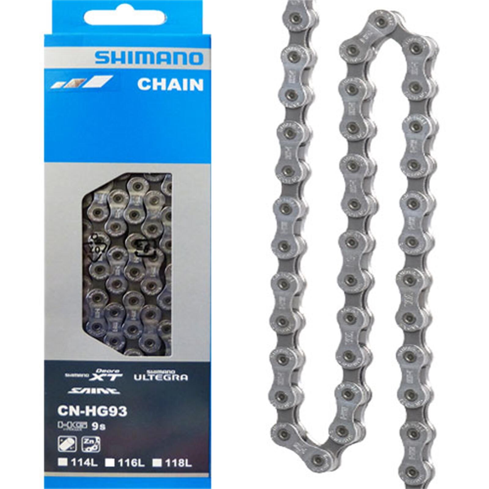 Łańcuch Rowerowy 9 Biegowy Deore Xt / Ultegra Hg93 Z Pinem Łańcucha - 116 Ogniw