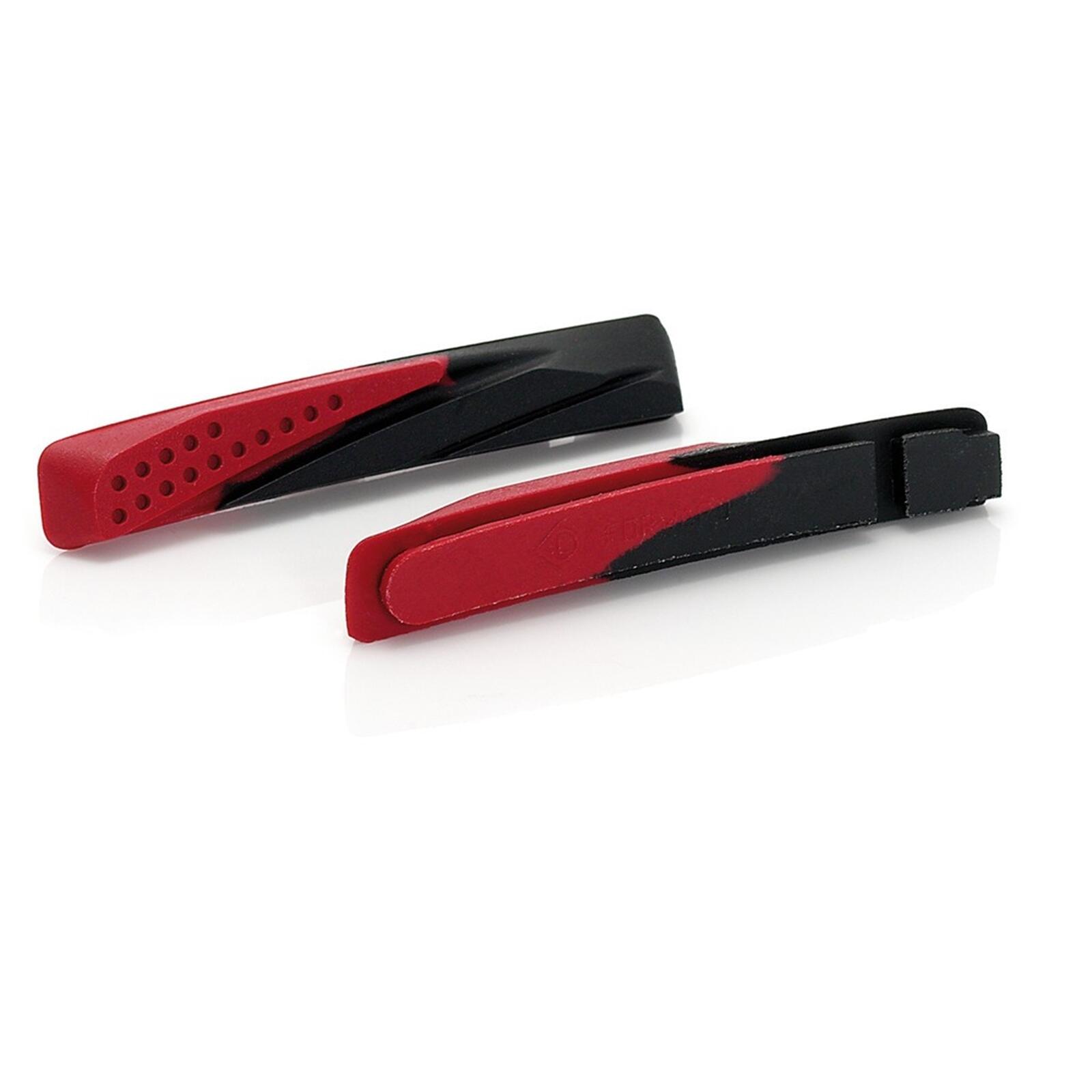 Guma Hamulcowa Bs-X02 72Mm Czarno-Czerwona Zestaw 4 Sztuk